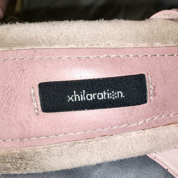 Xhilaration Blush Pink Wooden Heels - Picture 4 of 5